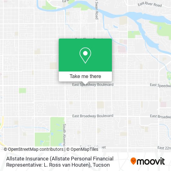 Mapa de Allstate Insurance (Allstate Personal Financial Representative: L. Ross van Houten)