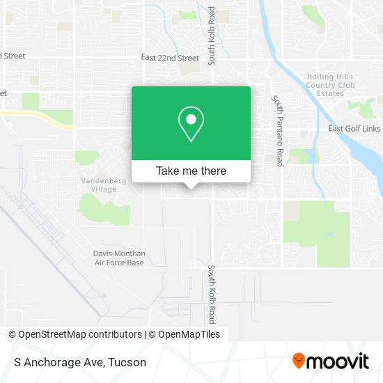 S Anchorage Ave map