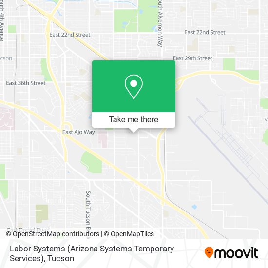 Mapa de Labor Systems (Arizona Systems Temporary Services)