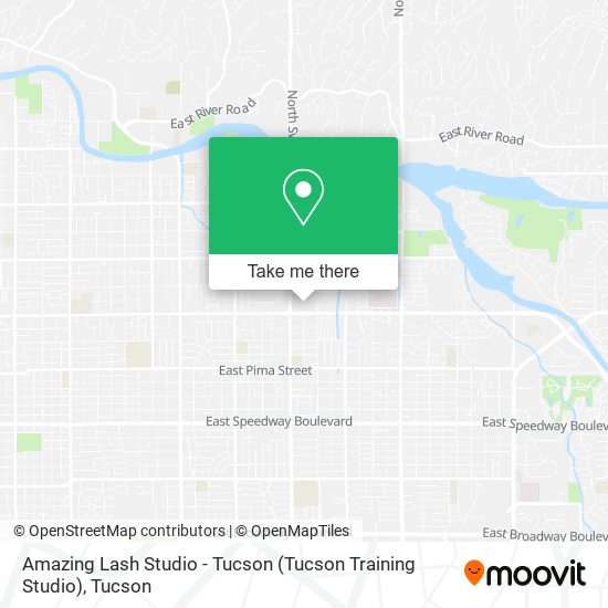 Mapa de Amazing Lash Studio - Tucson (Tucson Training Studio)