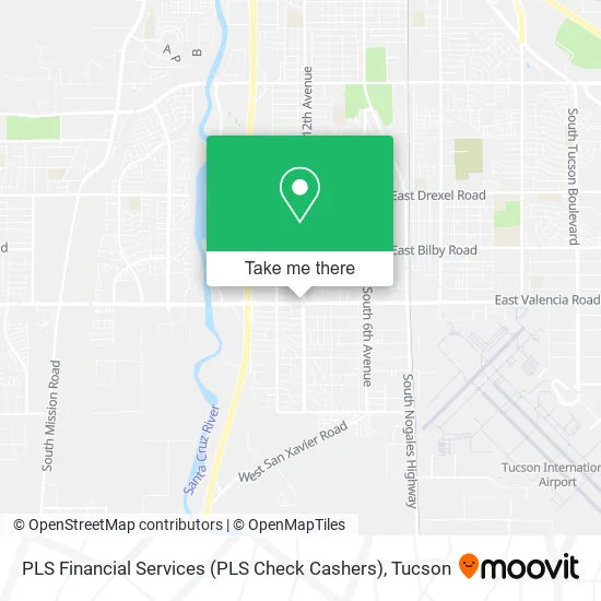 Mapa de PLS Financial Services (PLS Check Cashers)