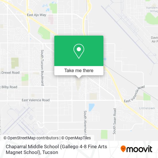 Chaparral Middle School (Gallego 4-8 Fine Arts Magnet School) map