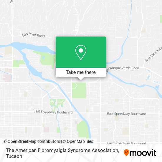 Mapa de The American Fibromyalgia Syndrome Association