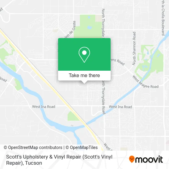 Scott's Upholstery & Vinyl Repair map