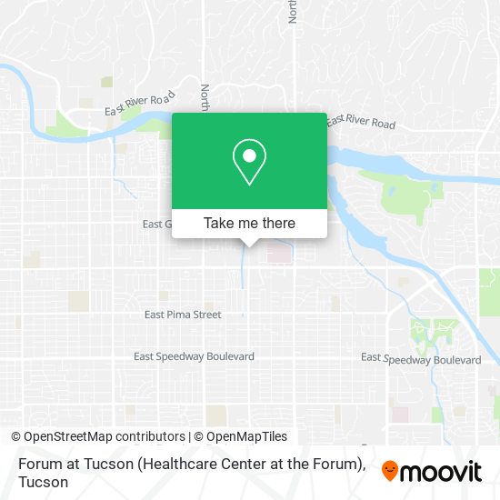 Mapa de Forum at Tucson (Healthcare Center at the Forum)