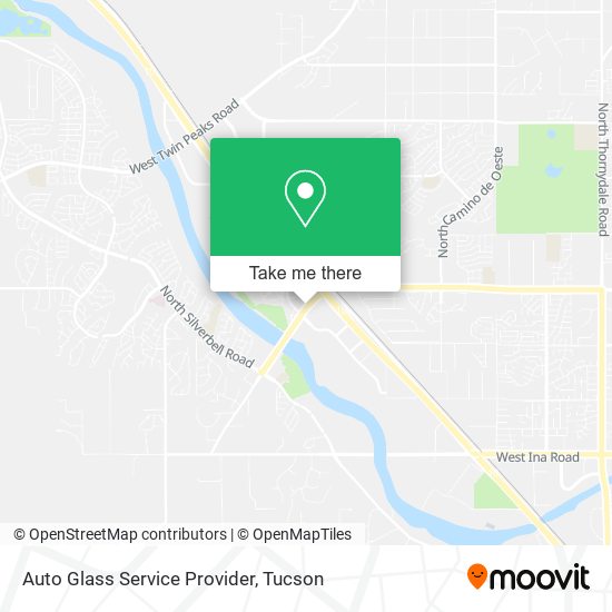 Mapa de Auto Glass Service Provider