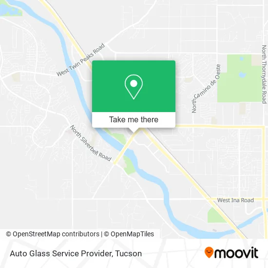 Auto Glass Service Provider map