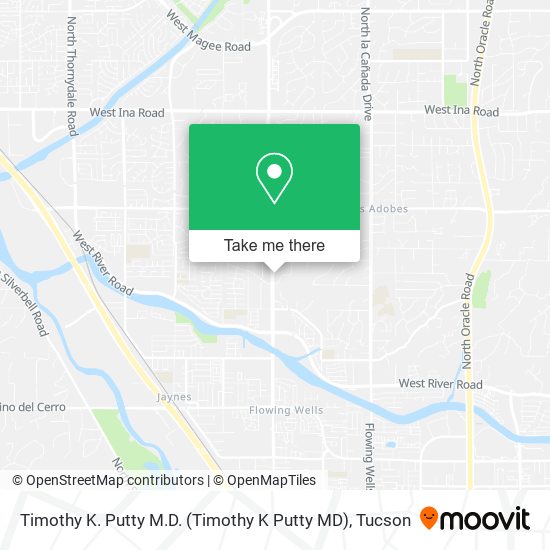 Timothy K. Putty M.D. (Timothy K Putty MD) map