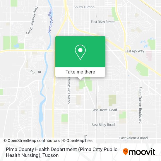 Mapa de Pima County Health Department (Pima Cnty Public Health Nursing)