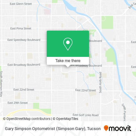 Gary Simpson Optometrist (Simpson Gary) map