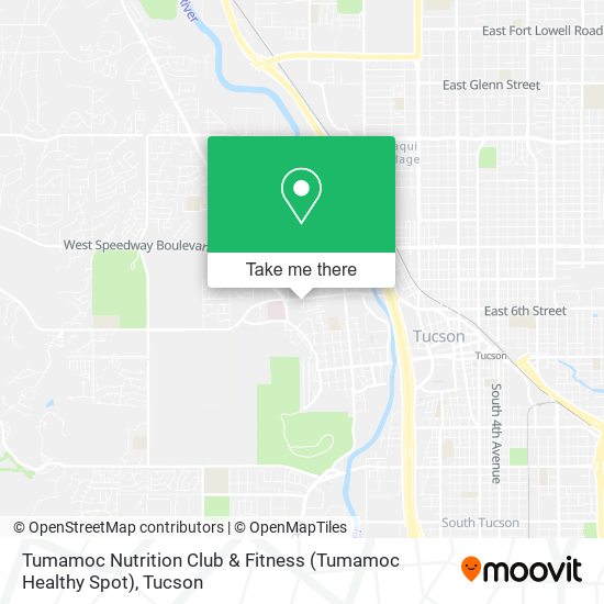 Tumamoc Nutrition Club & Fitness (Tumamoc Healthy Spot) map