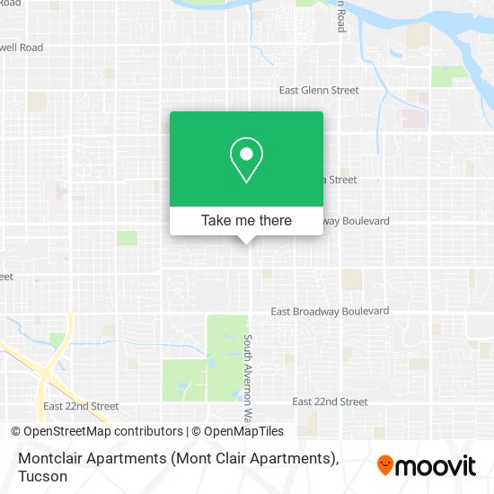 Mapa de Montclair Apartments (Mont Clair Apartments)