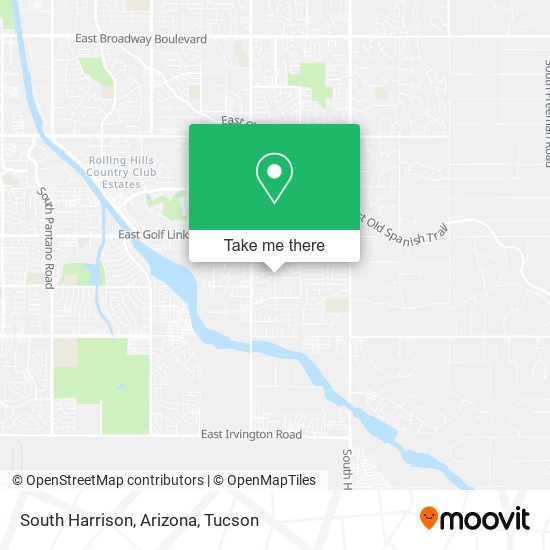 South Harrison, Arizona map