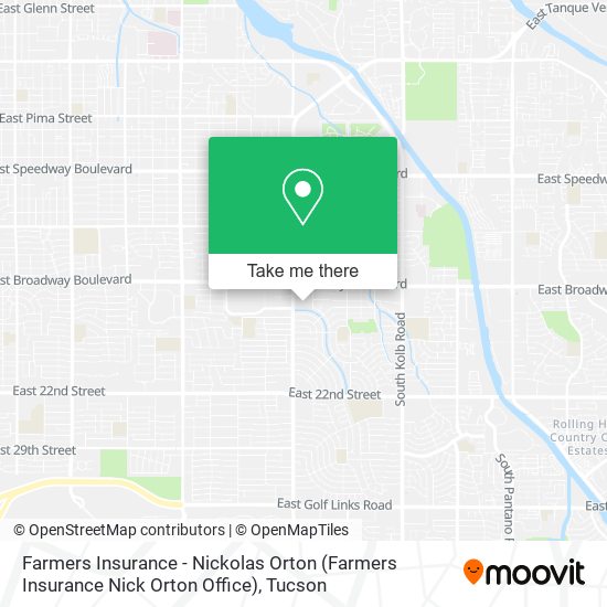 Mapa de Farmers Insurance - Nickolas Orton (Farmers Insurance Nick Orton Office)