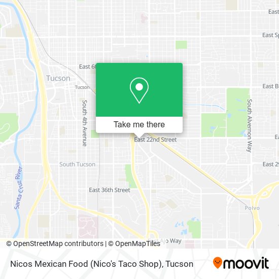 Mapa de Nicos Mexican Food (Nico's Taco Shop)