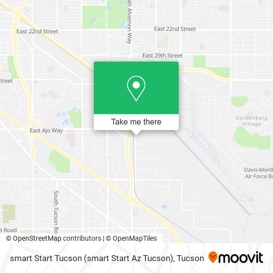 Mapa de smart Start Tucson