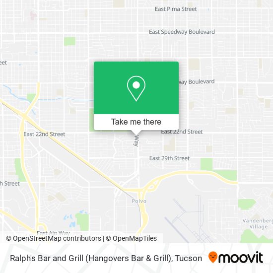 Ralph's Bar and Grill (Hangovers Bar & Grill) map