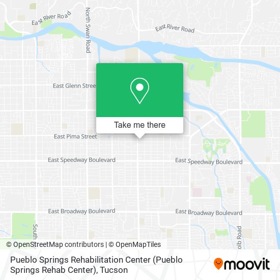 Mapa de Pueblo Springs Rehabilitation Center