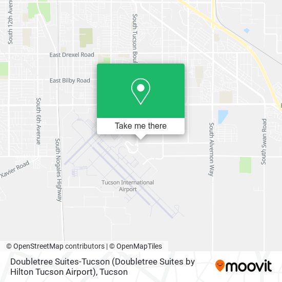 Mapa de Doubletree Suites-Tucson (Doubletree Suites by Hilton Tucson Airport)