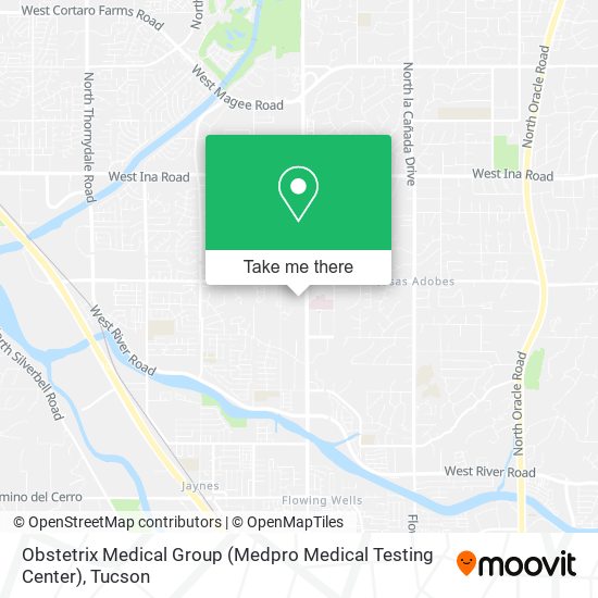 Mapa de Obstetrix Medical Group (Medpro Medical Testing Center)