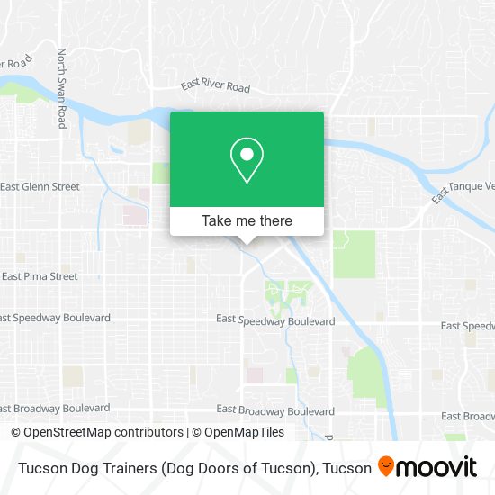 Mapa de Tucson Dog Trainers (Dog Doors of Tucson)