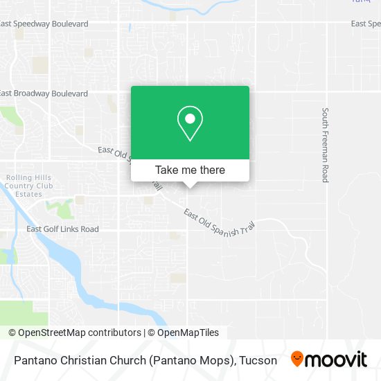 Pantano Christian Church (Pantano Mops) map