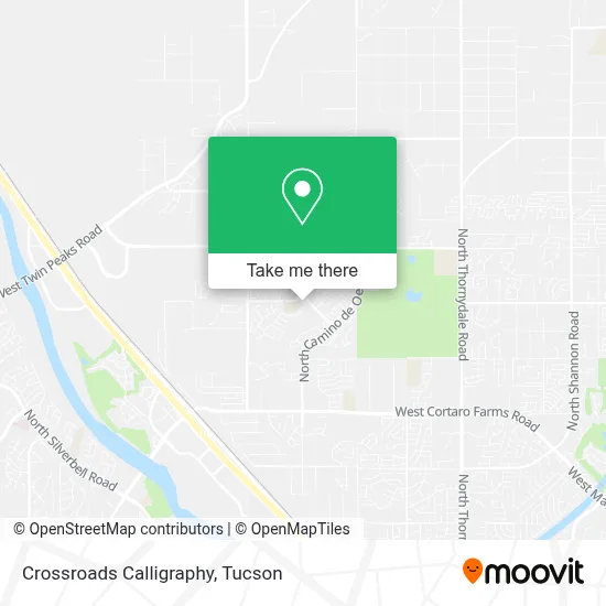 Crossroads Calligraphy map