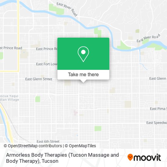 Mapa de Armorless Body Therapies (Tucson Massage and Body Therapy)