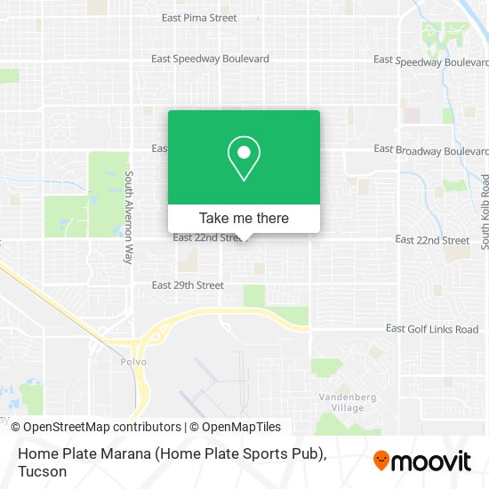 Mapa de Home Plate Marana (Home Plate Sports Pub)