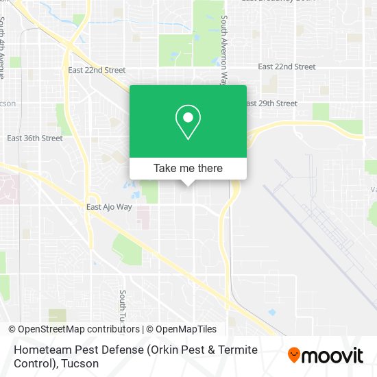 Mapa de Hometeam Pest Defense (Orkin Pest & Termite Control)