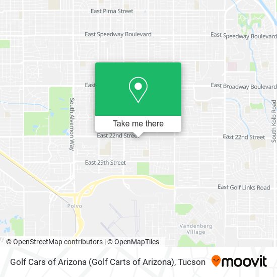 Golf Cars of Arizona map