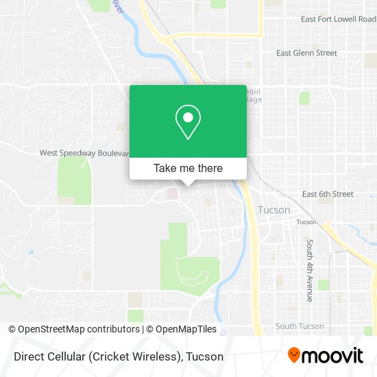 Direct Cellular (Cricket Wireless) map