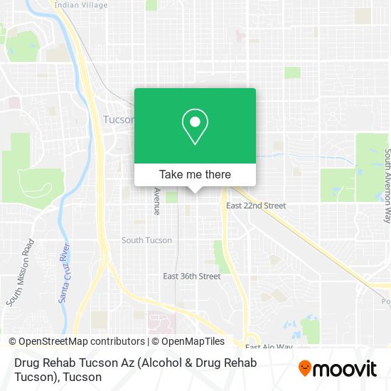 Drug Rehab Tucson Az map