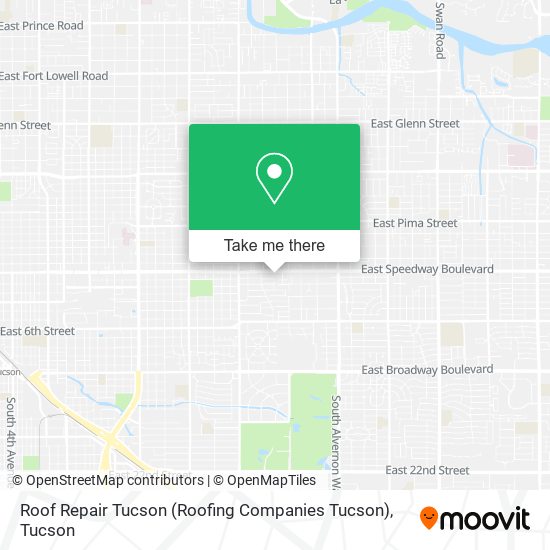 Mapa de Roof Repair Tucson (Roofing Companies Tucson)