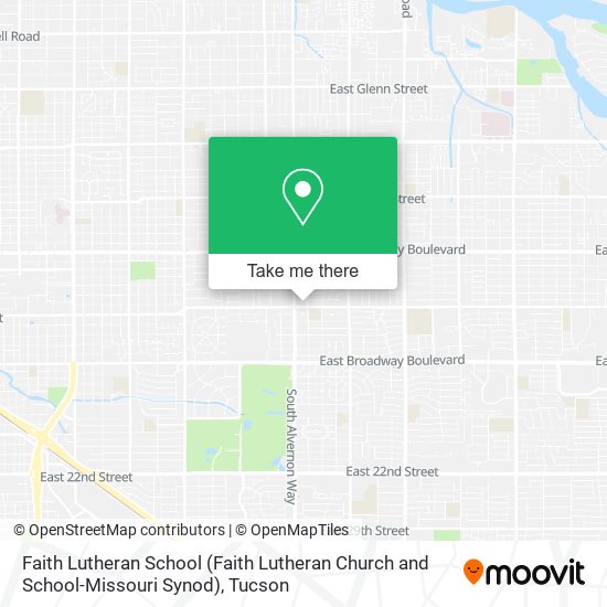 Mapa de Faith Lutheran School (Faith Lutheran Church and School-Missouri Synod)