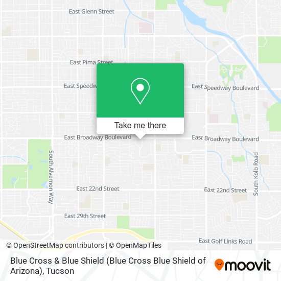Mapa de Blue Cross & Blue Shield (Blue Cross Blue Shield of Arizona)