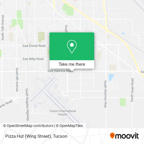 Mapa de Pizza Hut (Wing Street)