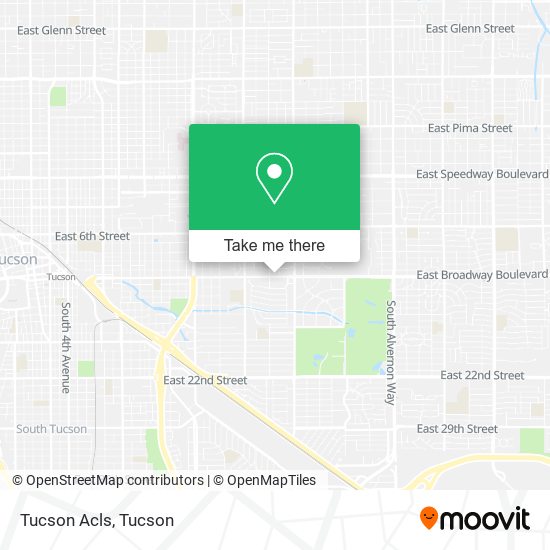 Tucson Acls map