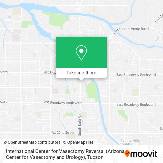 Mapa de International Center for Vasectomy Reversal (Arizona Center for Vasectomy and Urology)