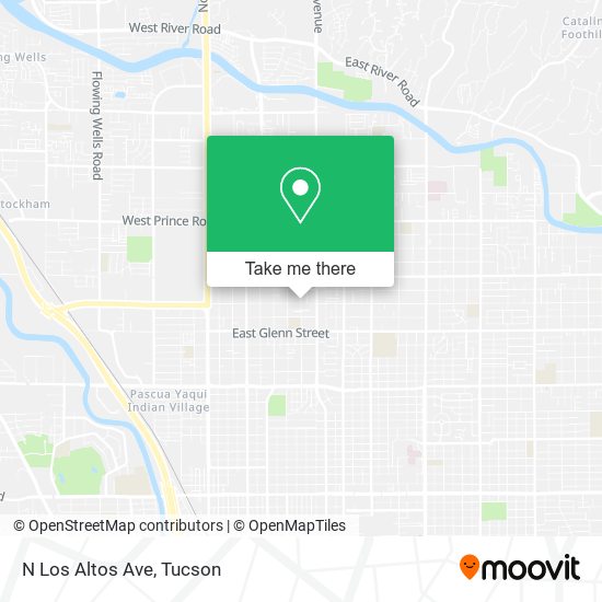 Mapa de N Los Altos Ave