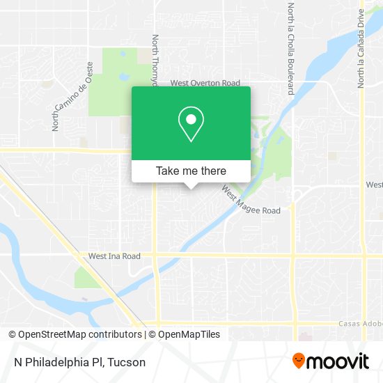 Mapa de N Philadelphia Pl
