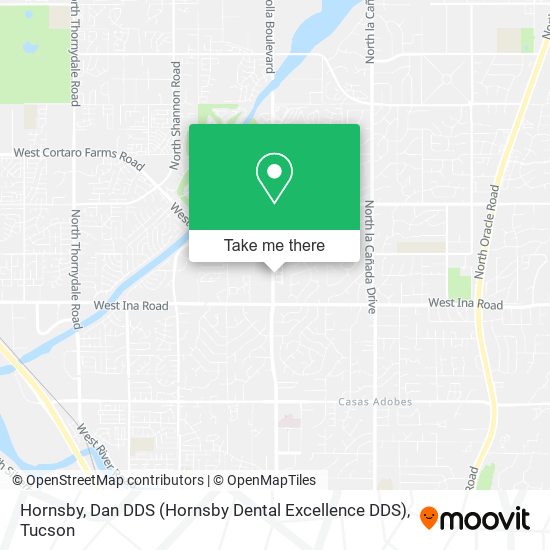 Hornsby, Dan DDS (Hornsby Dental Excellence DDS) map