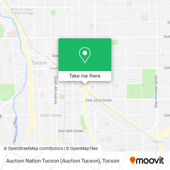 Mapa de Auction Nation Tucson (Auction Tucson)