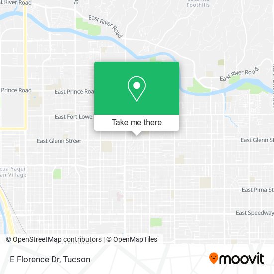 Mapa de E Florence Dr