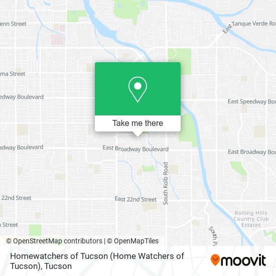 Homewatchers of Tucson (Home Watchers of Tucson) map