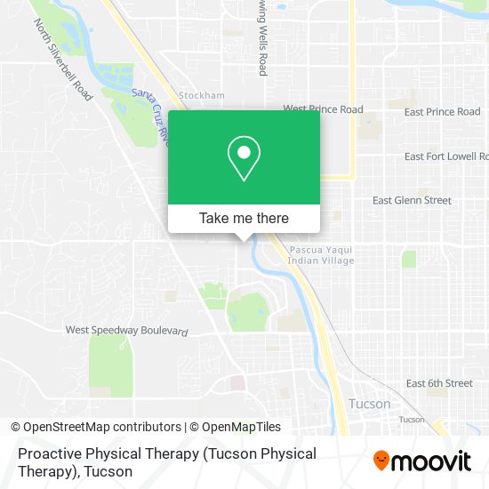 Mapa de Proactive Physical Therapy (Tucson Physical Therapy)