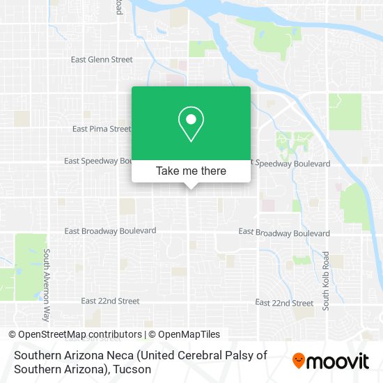 Mapa de Southern Arizona Neca (United Cerebral Palsy of Southern Arizona)