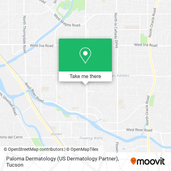 Mapa de Paloma Dermatology (US Dermatology Partner)