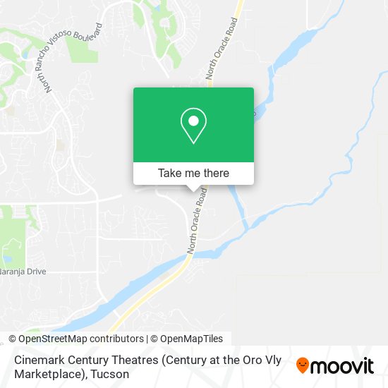 Mapa de Cinemark Century Theatres (Century at the Oro Vly Marketplace)