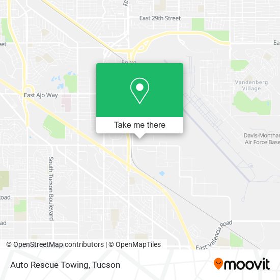 Auto Rescue Towing map